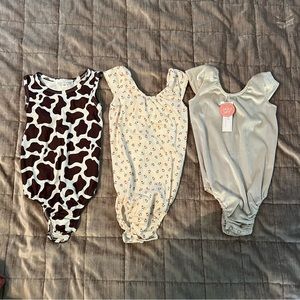 Lot of (3) 4T Cap Sleeve Leotards